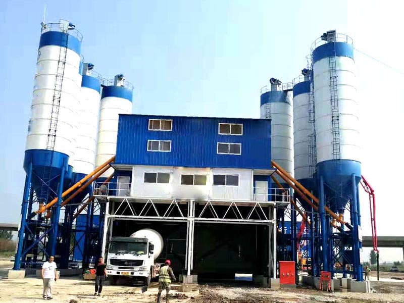 HZS180混凝土攪拌站平面圖-安裝順序，攪拌站廠家設(shè)計建站